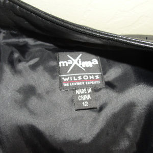 maxima leather pants size 12